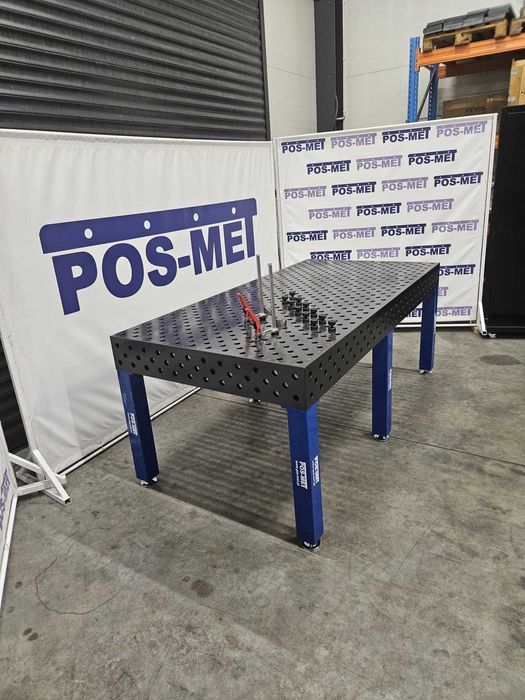 Зварювальний стіл POS-MET 28 мм - 2400×1200 мм, стільниця 12 мм