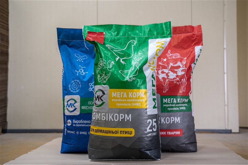 БМВД для свиней, премікси, комбікорма
