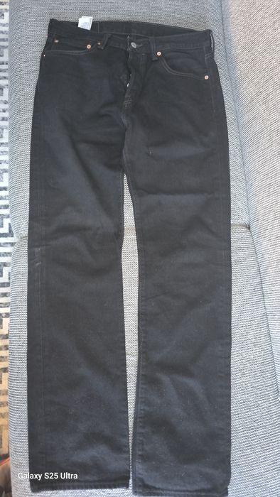 Levi Strauss jeansy czarne dżinsy 32/34