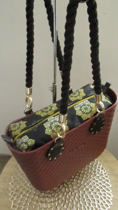 Organizer do Obag Mini Mandale złote suwak złoty łezka 24h