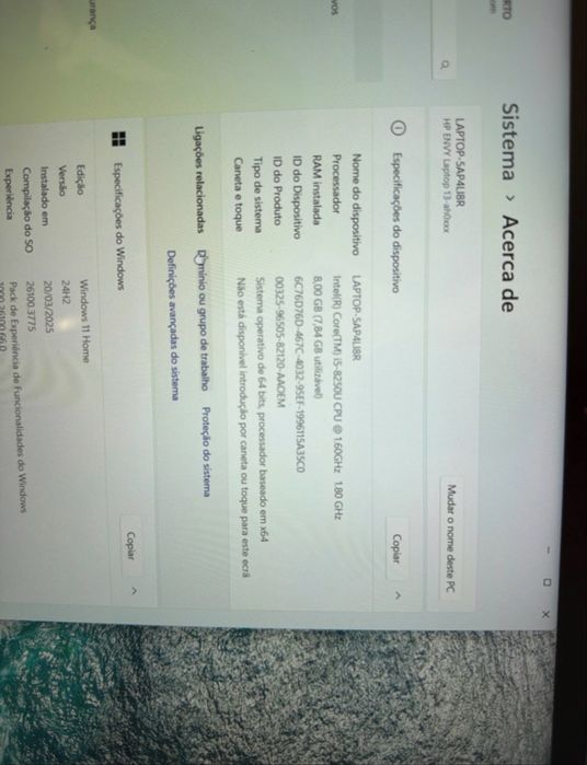 Portatil HP ENVY