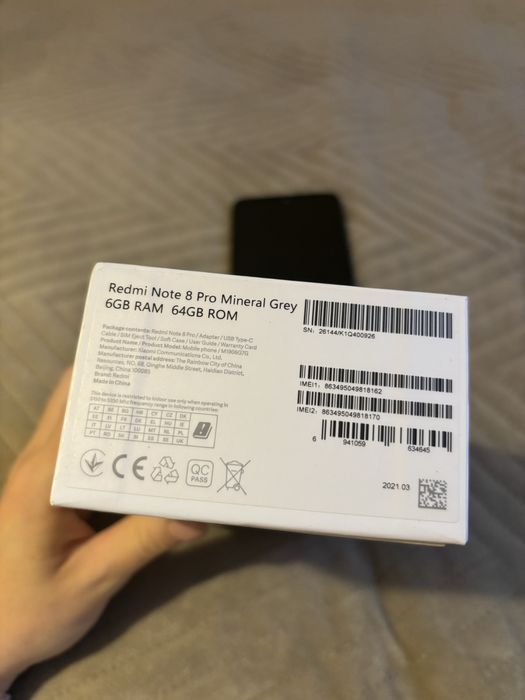 Xiaomi redmi note 8 pro 64bg