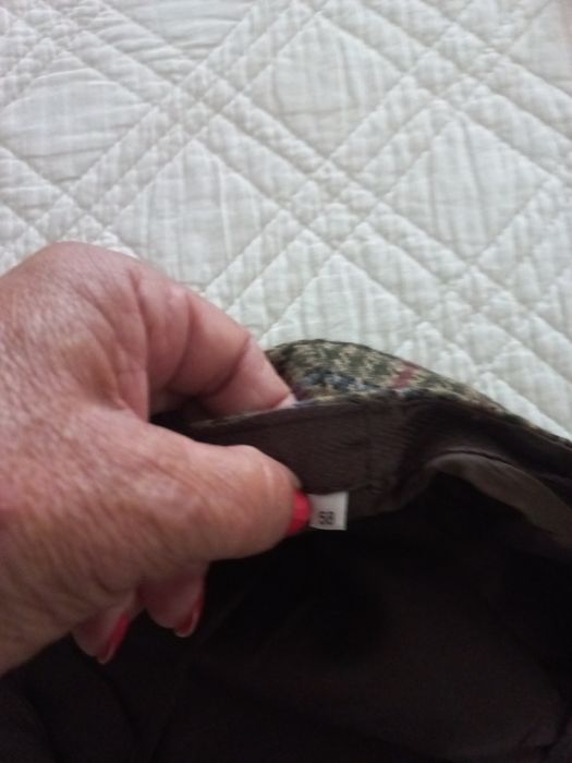 Boina de fazenda, escoces, tam 58, linda e impecavel