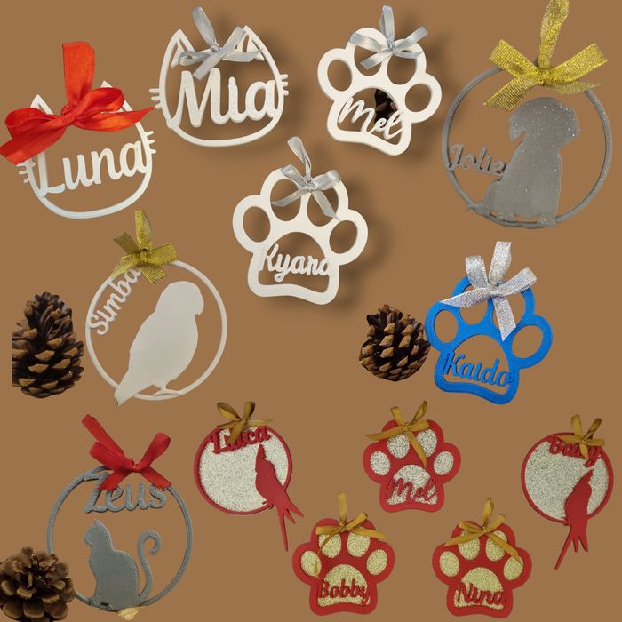 Bolas/enfeites de natal personalizados