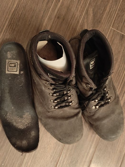 Оригинал CATERPILLAR Нубук Крутые Рабочие Ботинки 45й (29см) Под Ремон