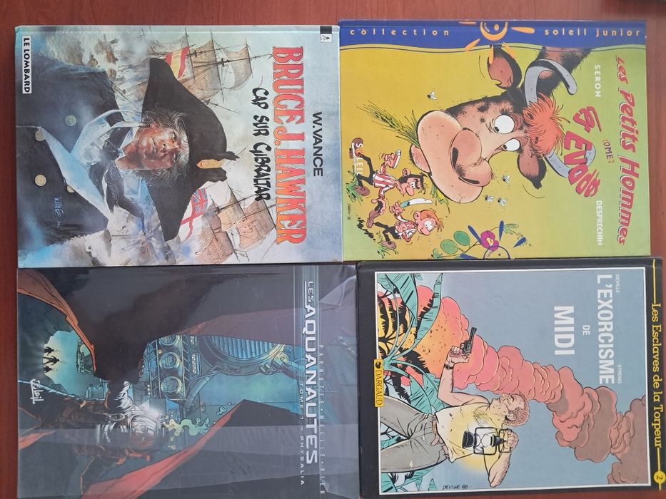 Lote de 10  Banda Desenhadas em Francês