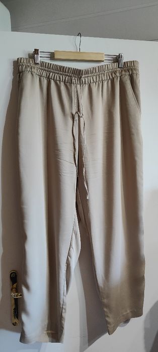 Spodnie H&M len wiskoza XL/XXL