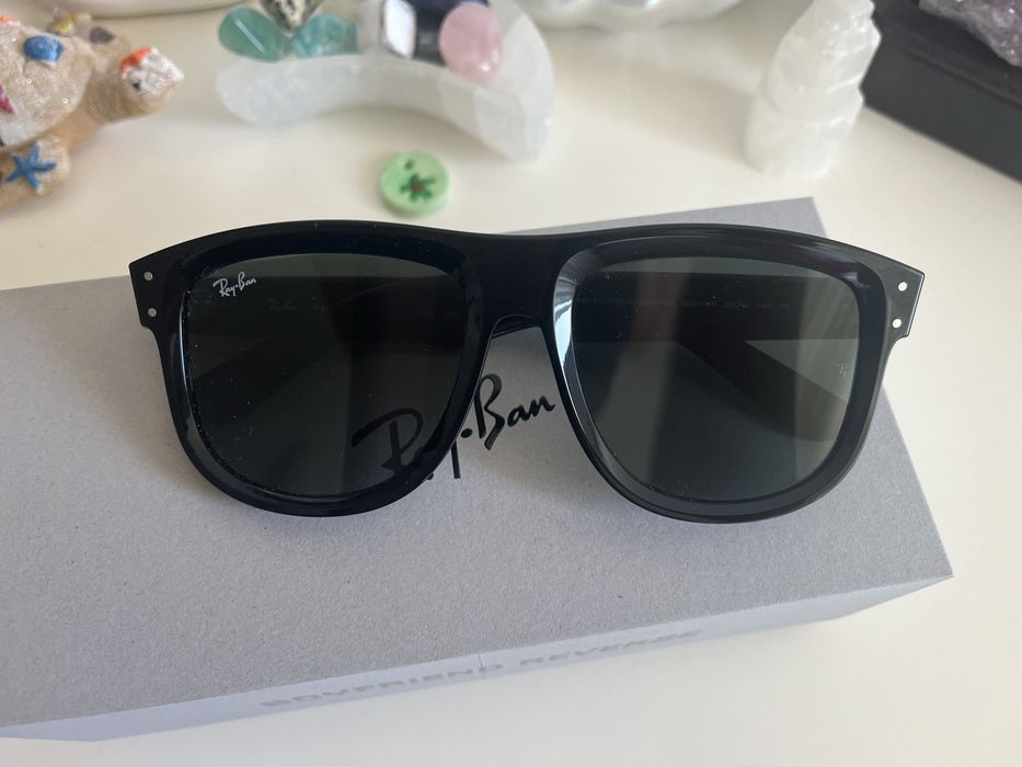 Oculos de sol Ray-Ban modelo Boyfriend Reverse em preto