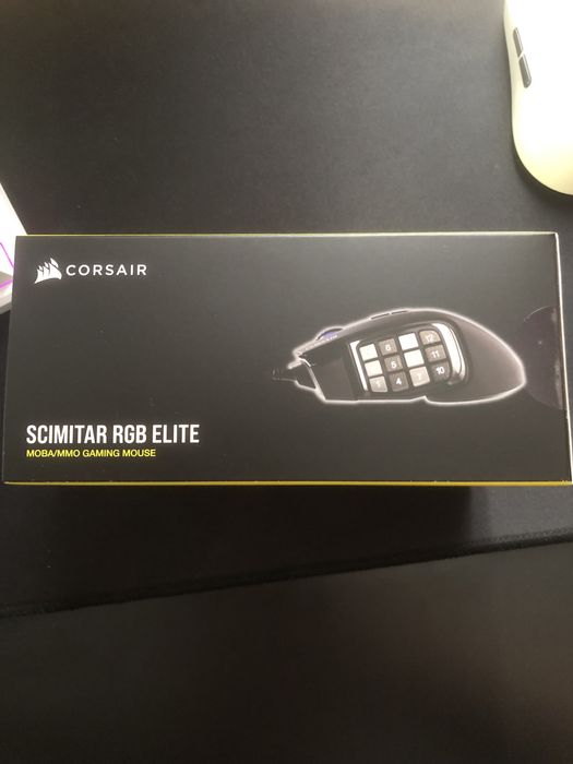 Ігрова мишка Corsair scimitar rgb elite Нова, Moba/MMO gaming mouse Ігрова мишка