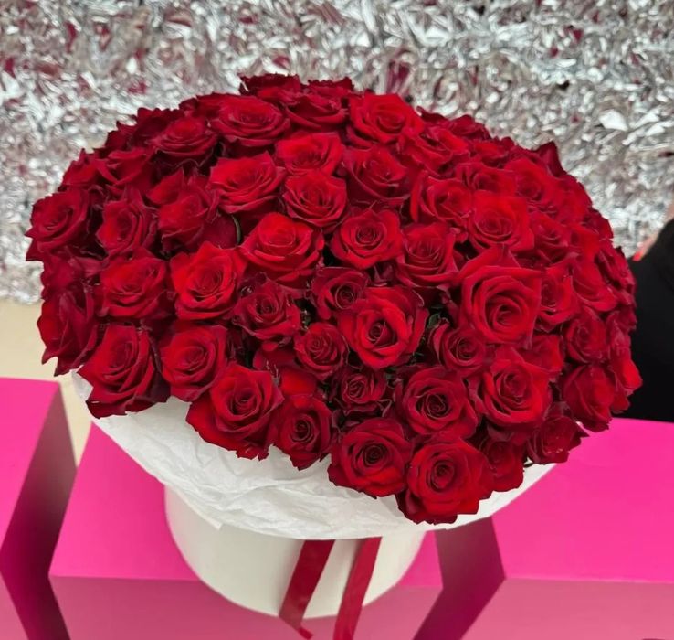 51, 101... Троянда гуртом (оптовые цены на букет с розы)