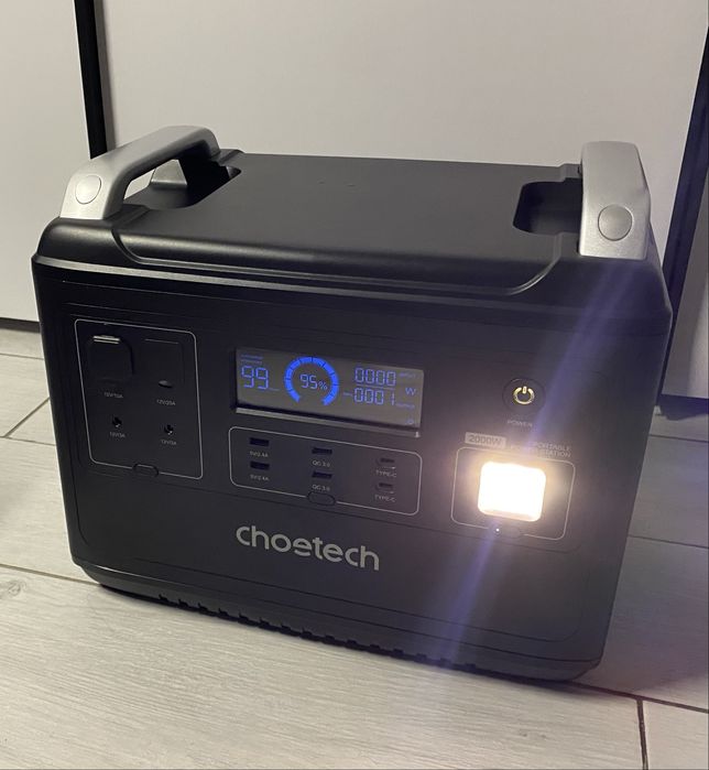 Зарядна станція Choetech 2000W, 1997Wh, LiFePO4, офіційна