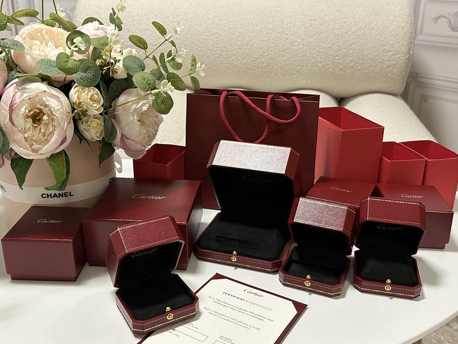 Упаковка для украшений прикрас картье cartier пакет коробка пыльник