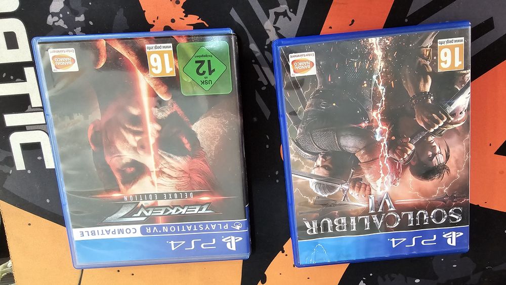 Диски Sony Ps4 Tekken7 soulcalibur