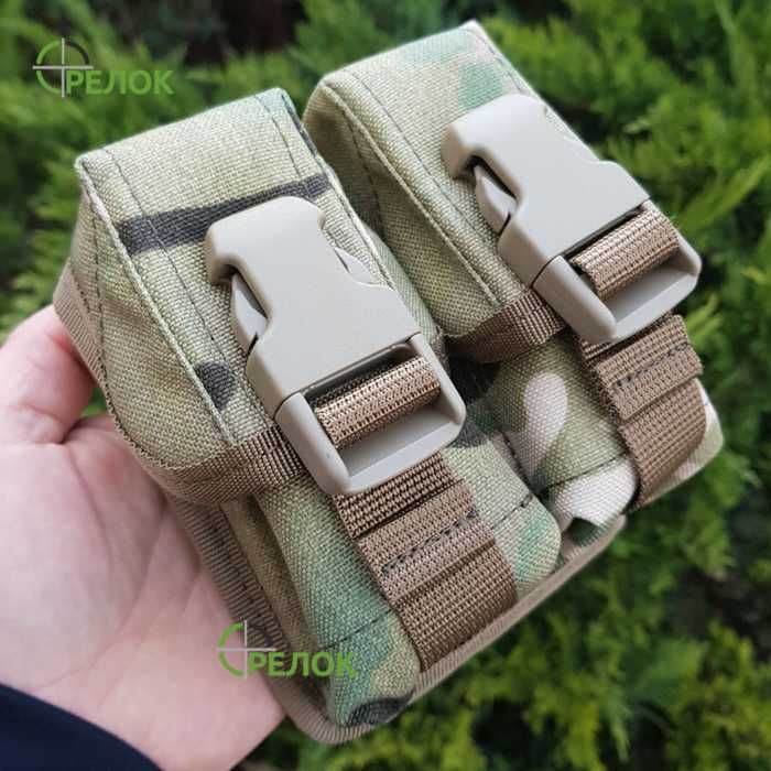 MOLLE-сумісний підсумок A-line СМ2 для двох гранат, мультикам