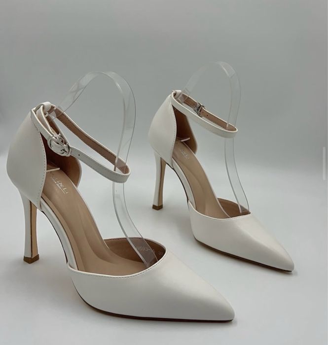 Весільні туфлі, босоніжки на широку ногу