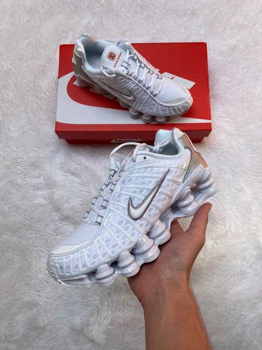 "Buty męskie Trampk Nike_Air_Shox_TL_White R.37.5