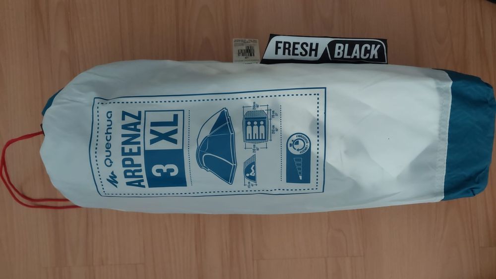 Tenda campismo Arpenaz 3XL Fresh & Black