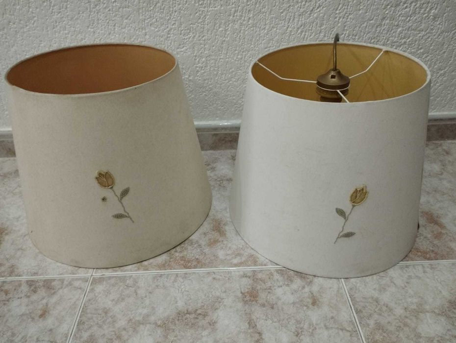 Vendo Candeeiro Teto + Abajur  Para Candeeiro  pé