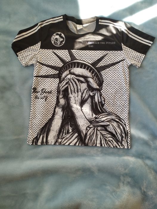 T-shirt branca New York