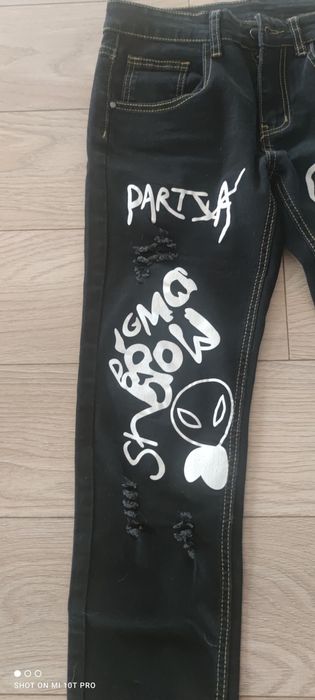 Jeansy chłopiece r. 164