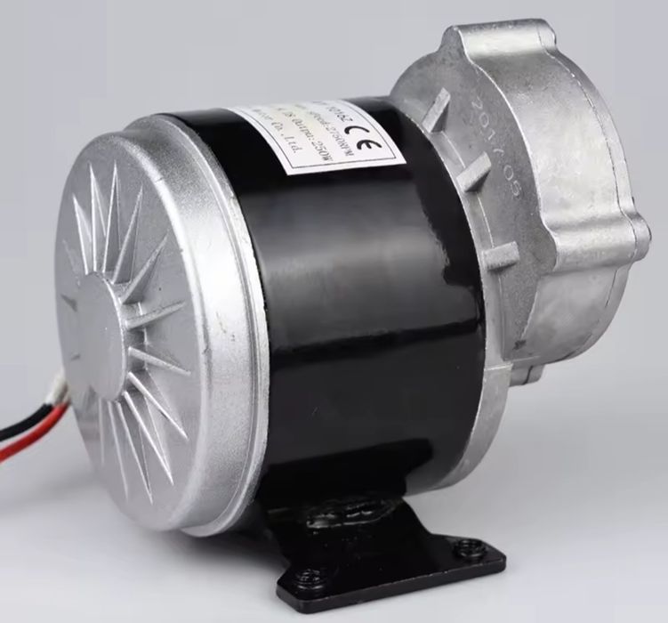 Motor de Redução de Engrenagem MY1016Z, 24V 250W 14A 275 RPM Motor Elétrico DC Motor Elétrico de Bicicleta Com Roda Dentada de 9 Dentes