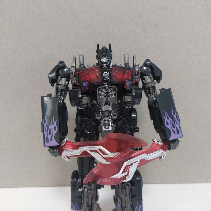 Робот Трансформер НЕМЕЗИС ПРАЙМ 18см Черный OPTIMUS PRIME + аксессуары
