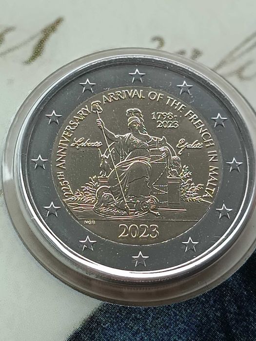 2€ Malta ( Coincard ) Copernicus e Napoleão