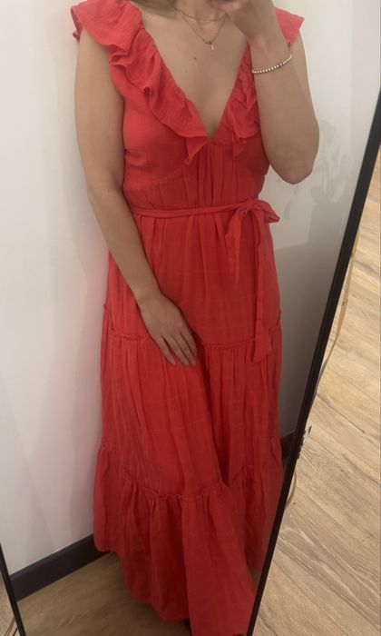 Czerwona sukienka Desigual Hiszpanka