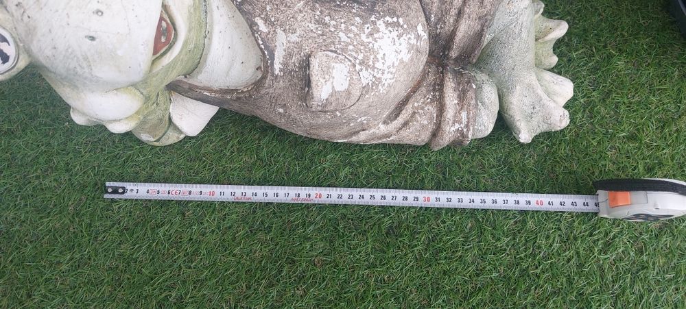 Rzeźba żaba ogrodowa, gipsowa do ogrodu, dekoracja, figurka