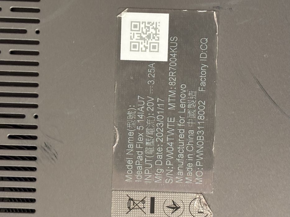 Ноутбук Lenovo Idea Pad Flex 5 14IAU7