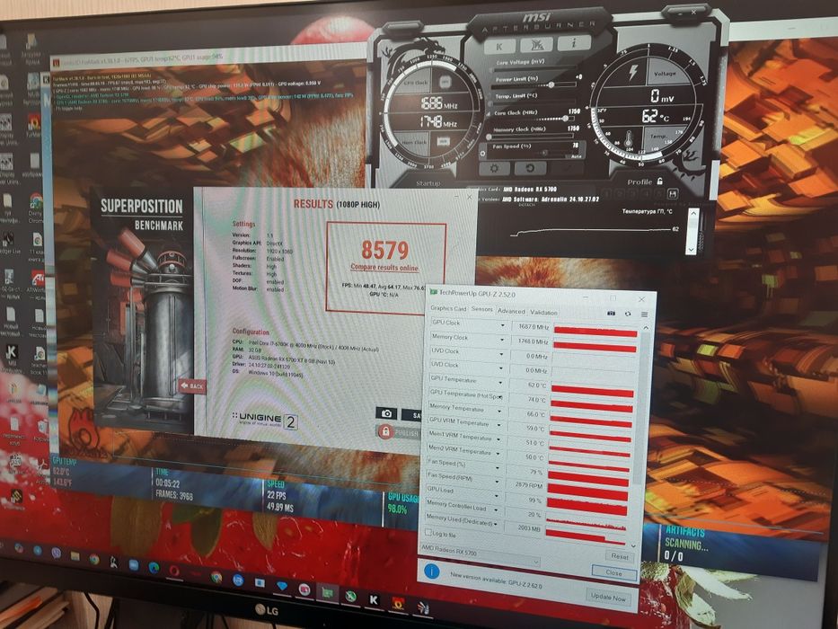 КАКНОВАЯ Видеокарта GIGABYTE RX 5700 XT  8Gb  ОБМЕН и другие карты