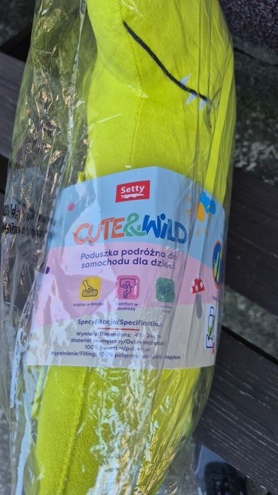 Setty poduszka do samochodu dla dziecka podroz na pas