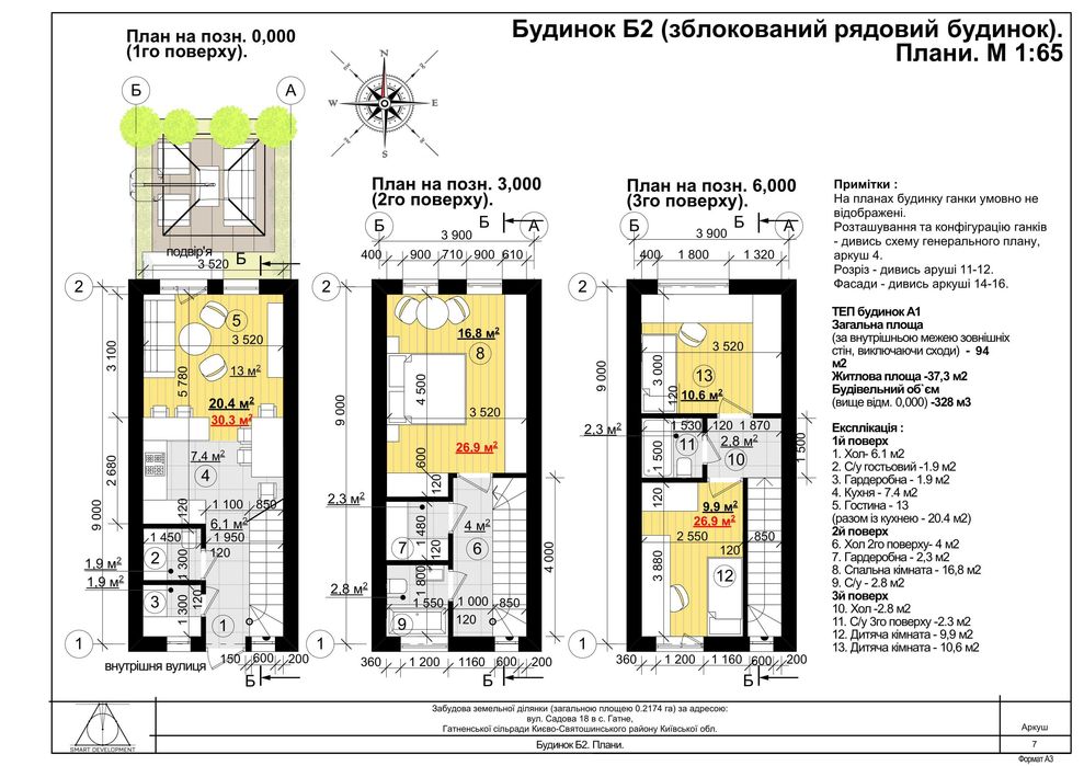 Готовий таунхаус з документами. Гатне
