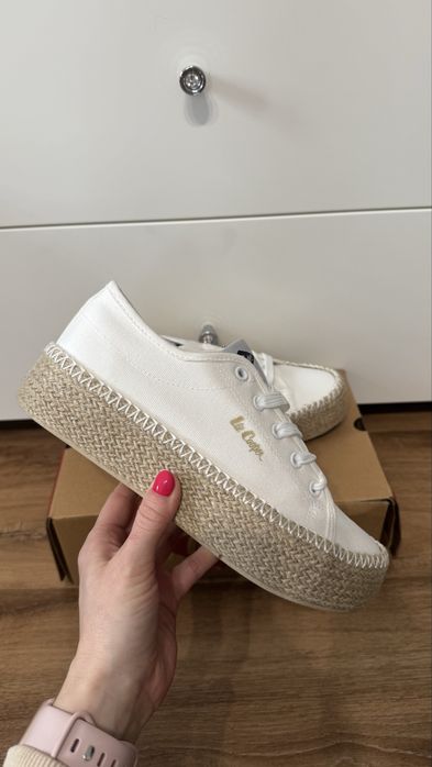 Lee Cooper damskie trapmki espadryle roz. 41