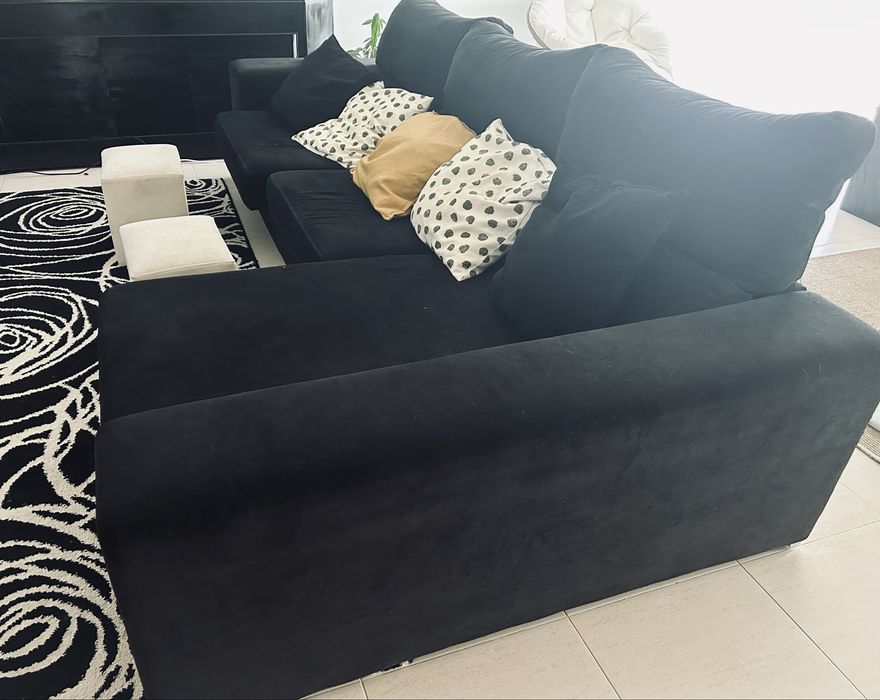 Sofá com chaiselongue 3,0x1,4m