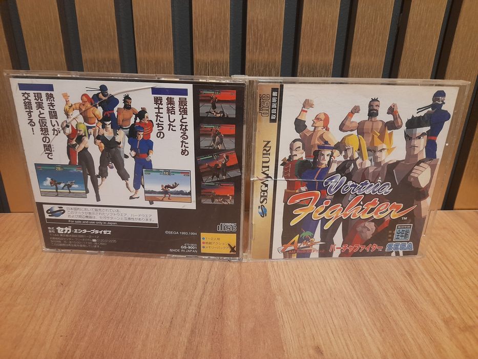 Virtua fighter sega saturn retro ntsc j kolekcjonerski stan import jp