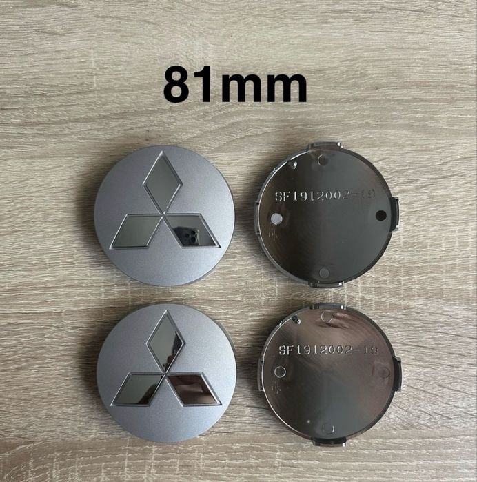 Conjunto 4 Centros Tampas Jantes Mitsubishi 56mm 60mm 65mm 68mm 75mm 81mm