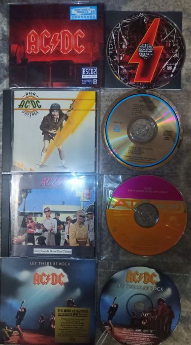 AC/DC. Krokus. Quiet Riot. Royal Hunt. Riot. Geordie. Фірмовi CD