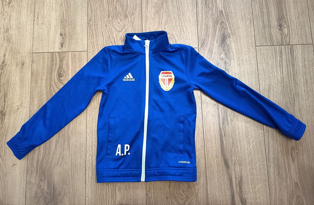 Bluza piłkarska dziecięca Sparta Katowice Adidas rozmiar 128