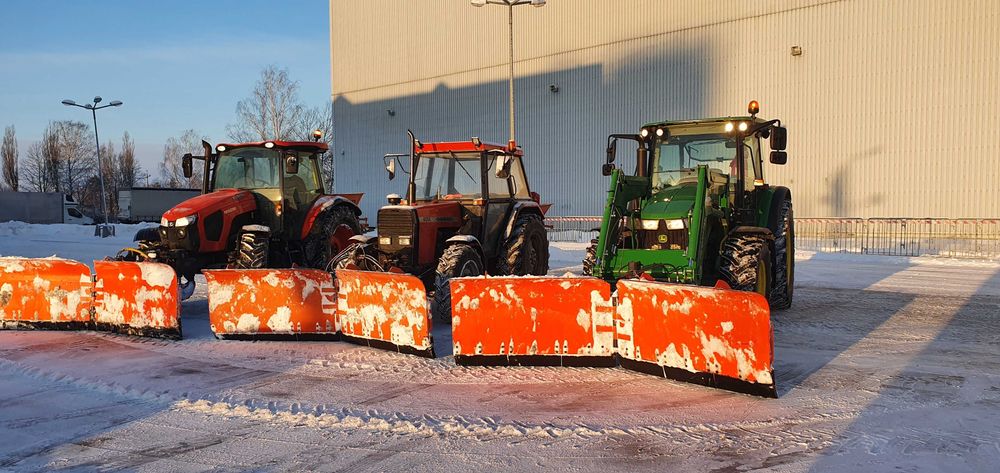 Odśnieżanie, utrzymanie dróg, parkingów Warszawa, wynajmę ciagnik