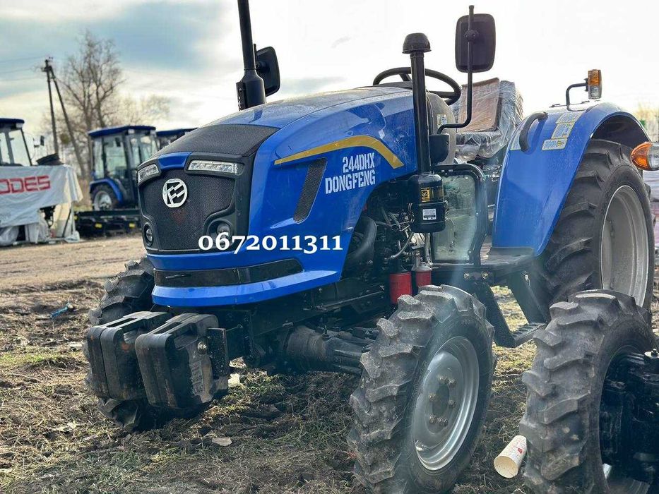Мінітрактор Dongfeng 244 DHX Широка гума Донфенг БЕЗКОШТОВНА доставка