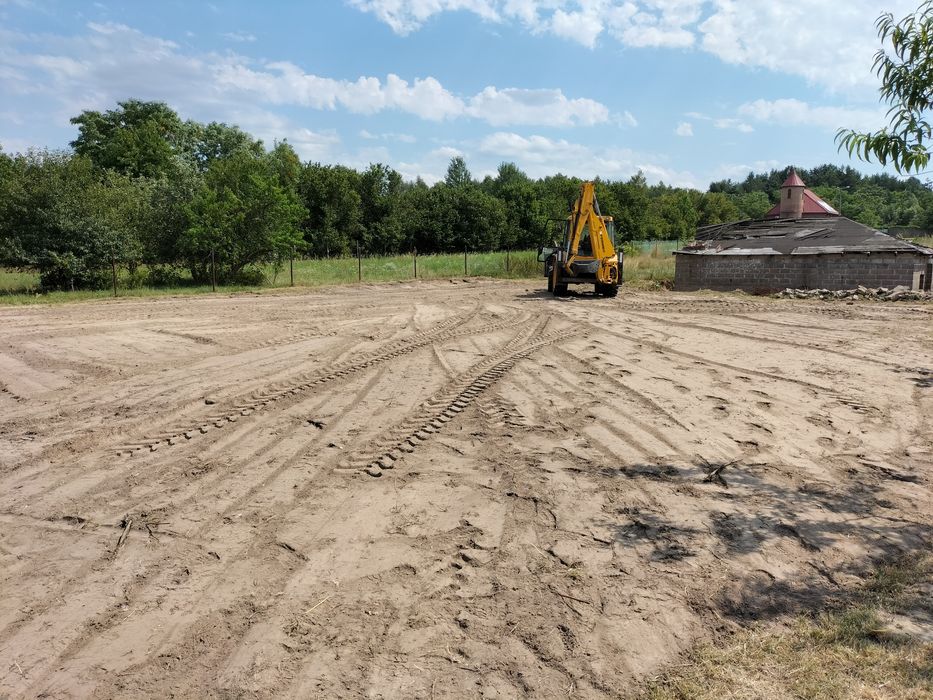 Usługi koparko-ładowarką