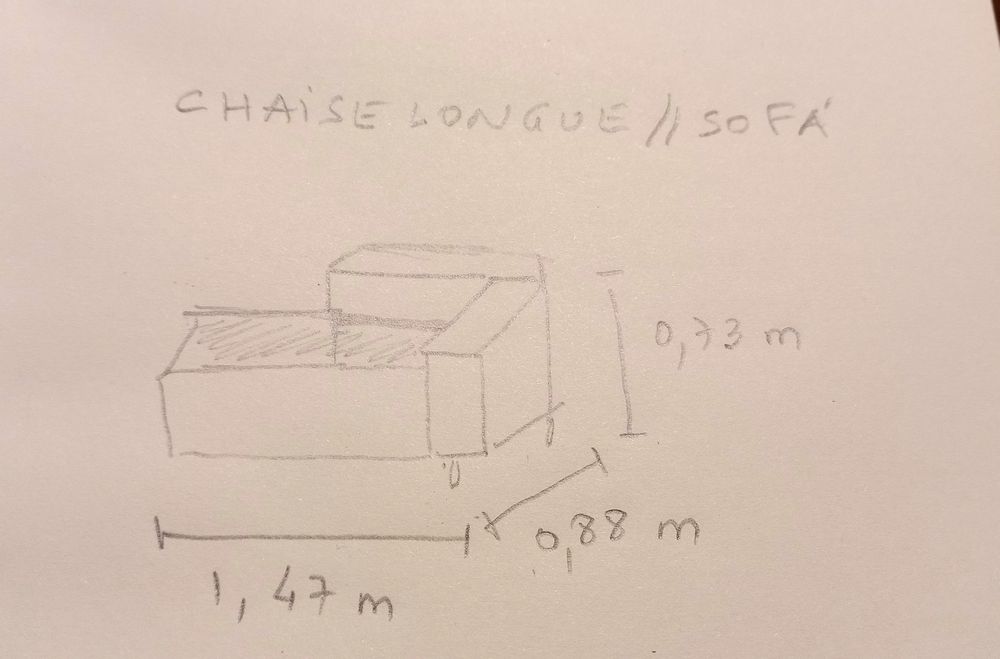 Chaise Longue impecável castanho, em muito bom estado