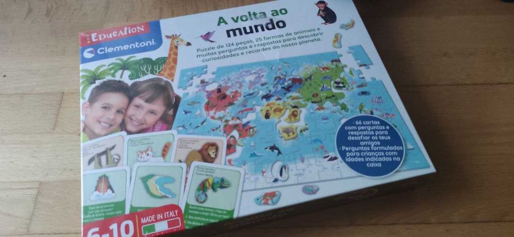 A Volta ao Mundo - Clementoni (jogo/puzzle)