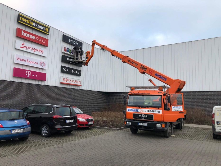 Podnośnik koszowy zwyżka