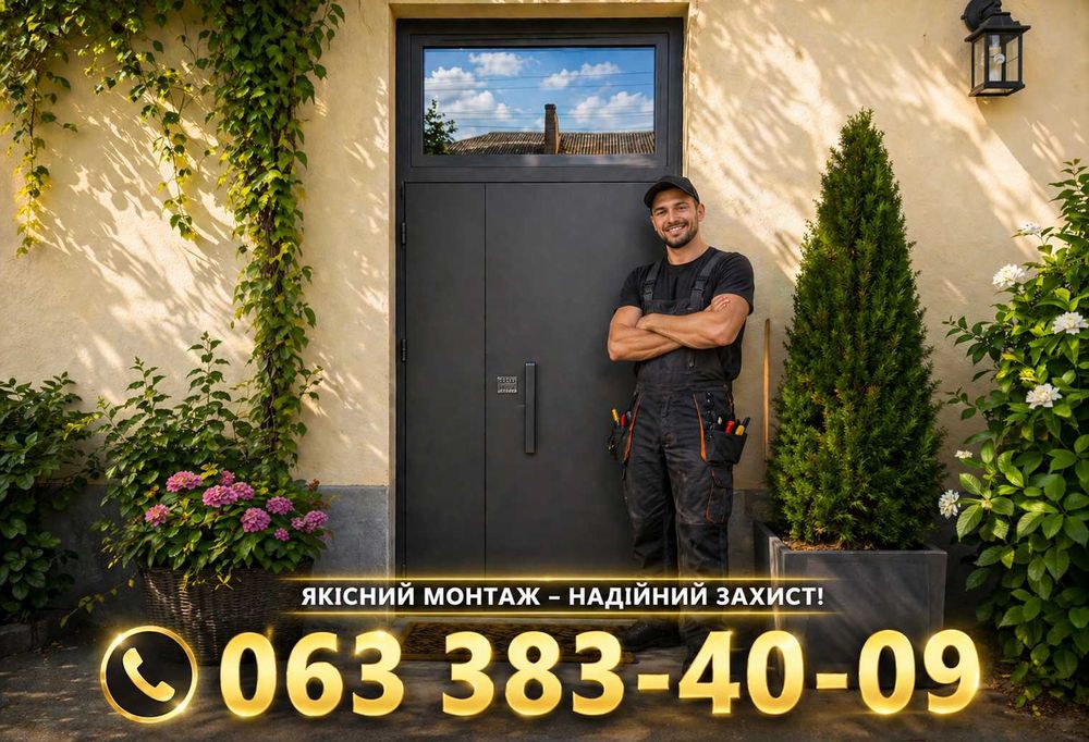 Вхідні металеві двері за доступною ціною. Якісні двері без переплат.