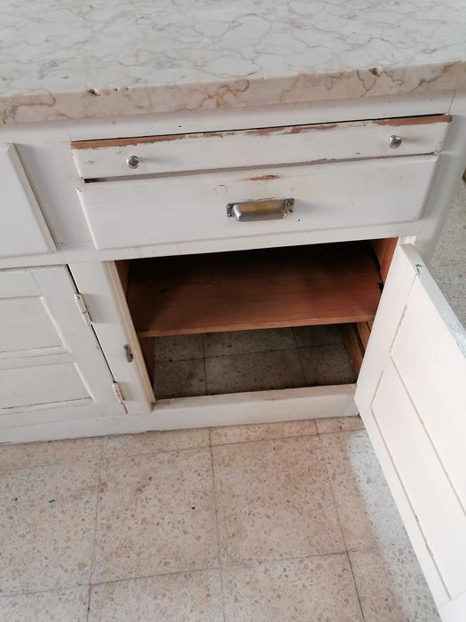 Bancada ilha antiga para cozinha