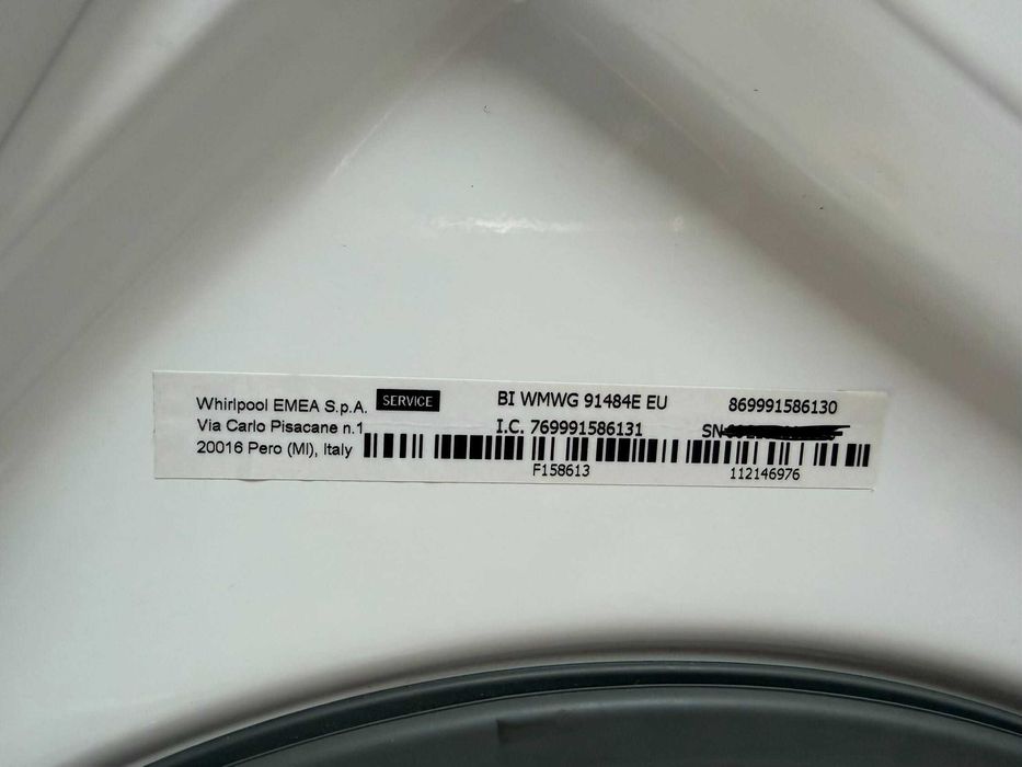 Maquina de Lavar Roupa Whirlpool BI WMWG 9148E EU