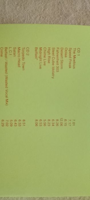 Orbital - Green Album - 2 cd