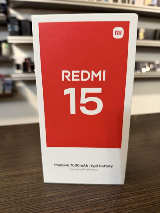 Smartfon Redmi 15 8GB 256GB Midnight Black POznań Długa 14